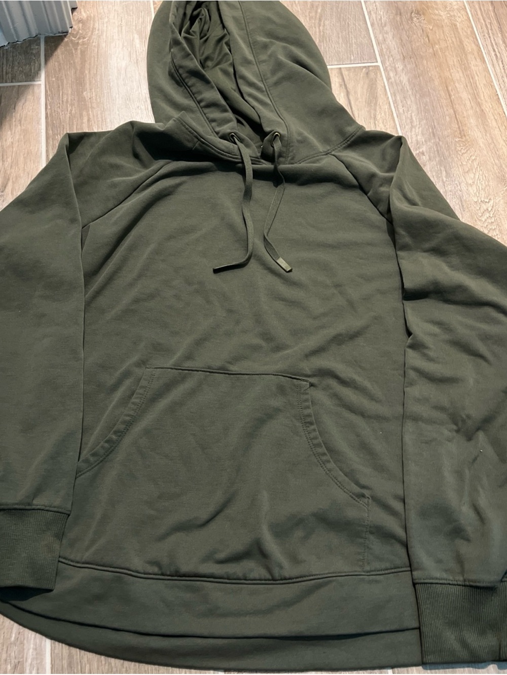 Athletic Works Olive Hoodie Sweatshirt - Picture 2 of 8